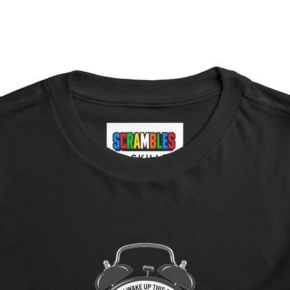 Wake Up  - Rubik's Cube Art Toddler Short Sleeve T-Shirt