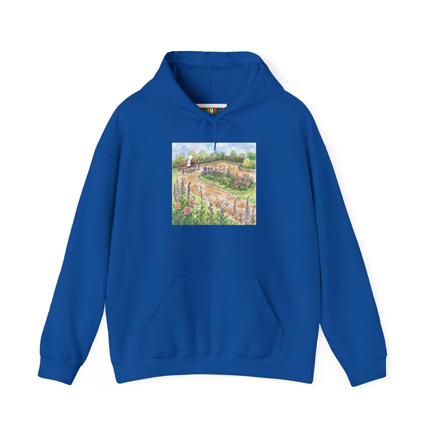 Garden Watercolor  Unisex Heavy Blend™ Hooded Sweatshirt