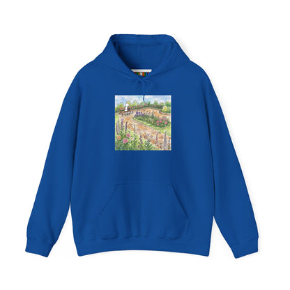 Garden Watercolor  Unisex Heavy Blend™ Hooded Sweatshirt