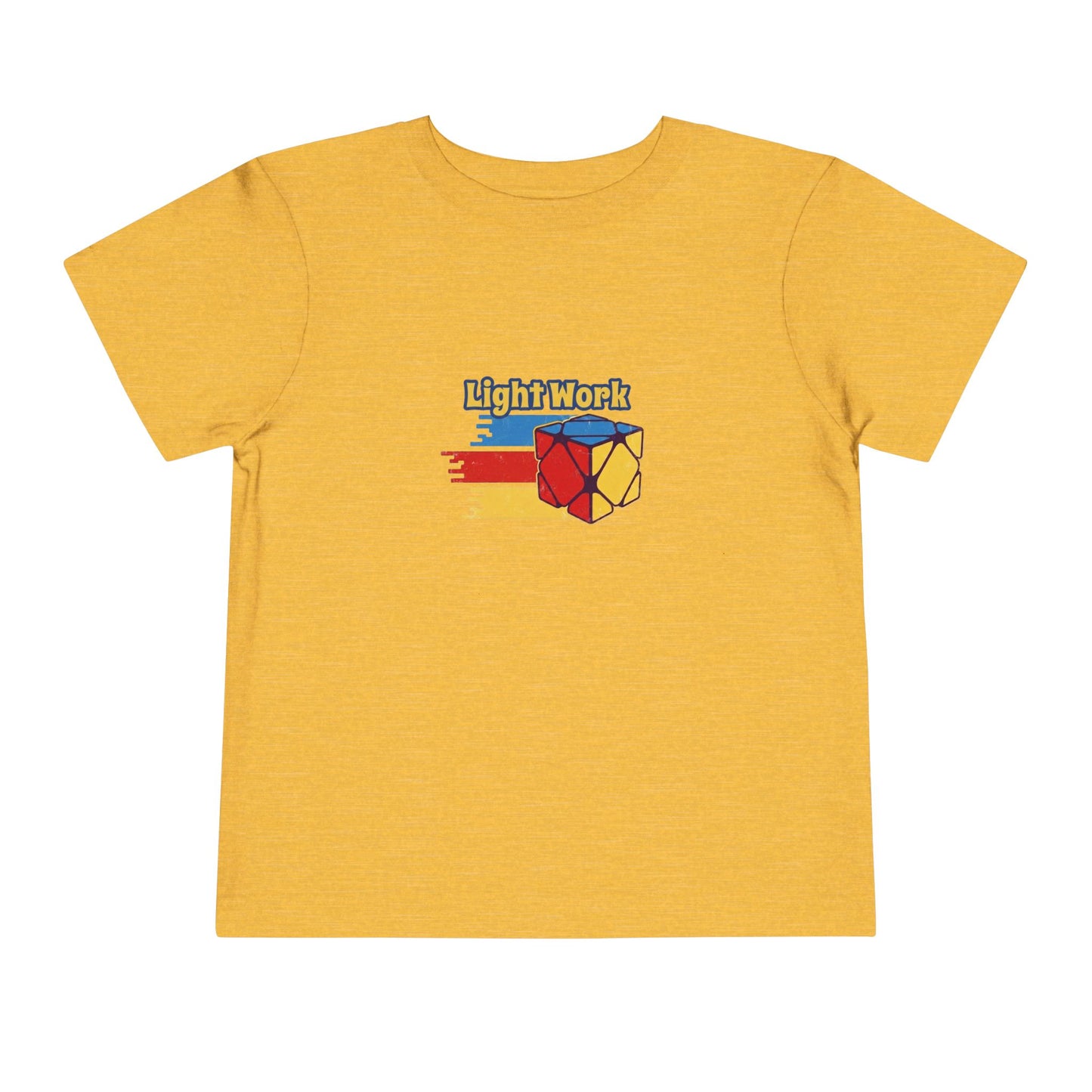 Skewb Light Work Rubiks Cube Art Toddler Short Sleeve T-Shirt