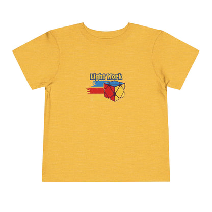 Skewb Light Work Rubiks Cube Art Toddler Short Sleeve T-Shirt