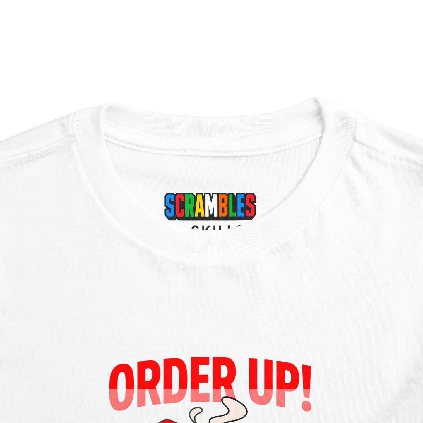 Rubiks' Cube Shirt - Order Up Toddler Short Sleeve T-Shirt| Fun Cubing Tee