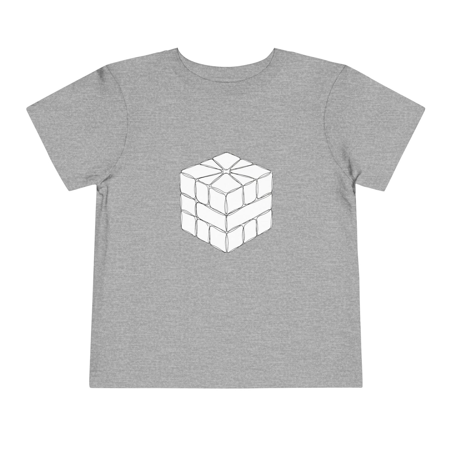 Square-1 Doodle - Rubik's Cube Art  Toddler Short Sleeve T-Shirt