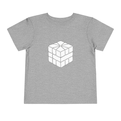 Square-1 Doodle - Rubik's Cube Art  Toddler Short Sleeve T-Shirt