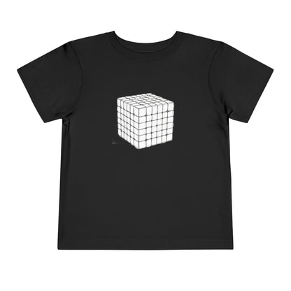 6x6 Doodle - Rubik's Cube Art  Toddler Short Sleeve T-Shirt