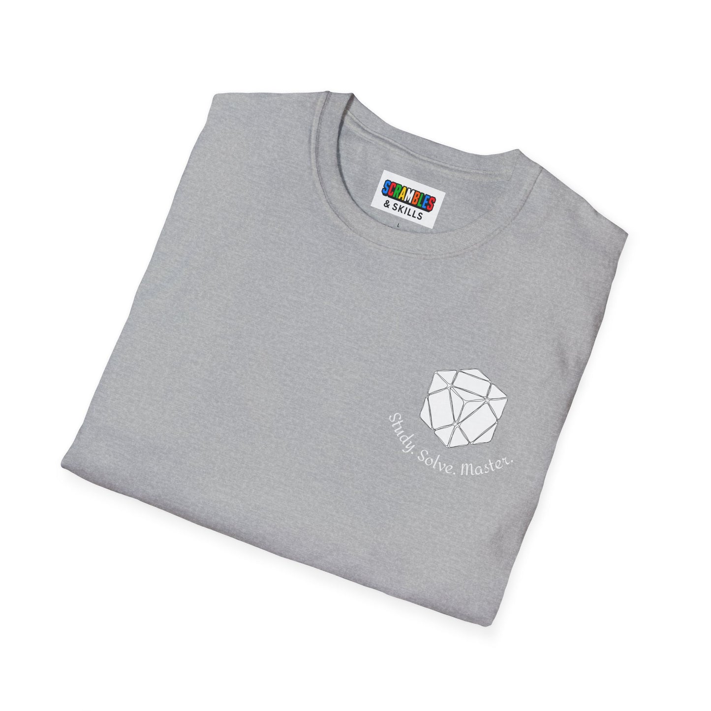 Skewb Doodle (Subtle) Unisex Graphic Softstyle T-Shirt
