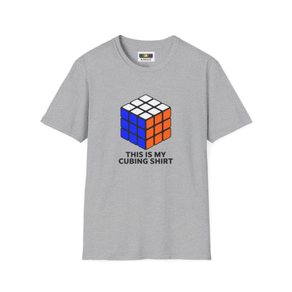 This Is My Cubing Shirt Unisex Graphic Softstyle T-Shirt