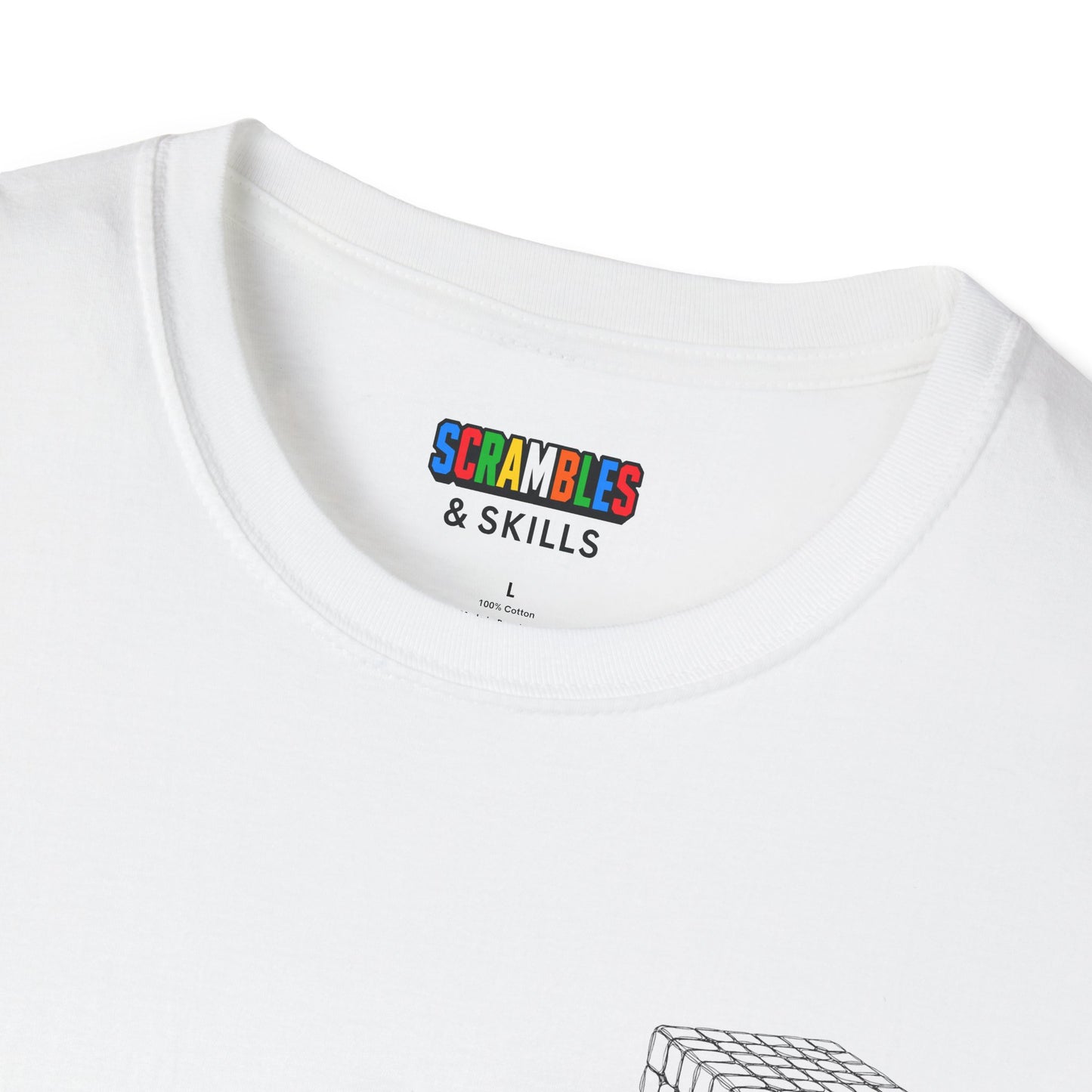 6x6 Doodle (Subtle) Unisex Graphic Softstyle T-Shirt