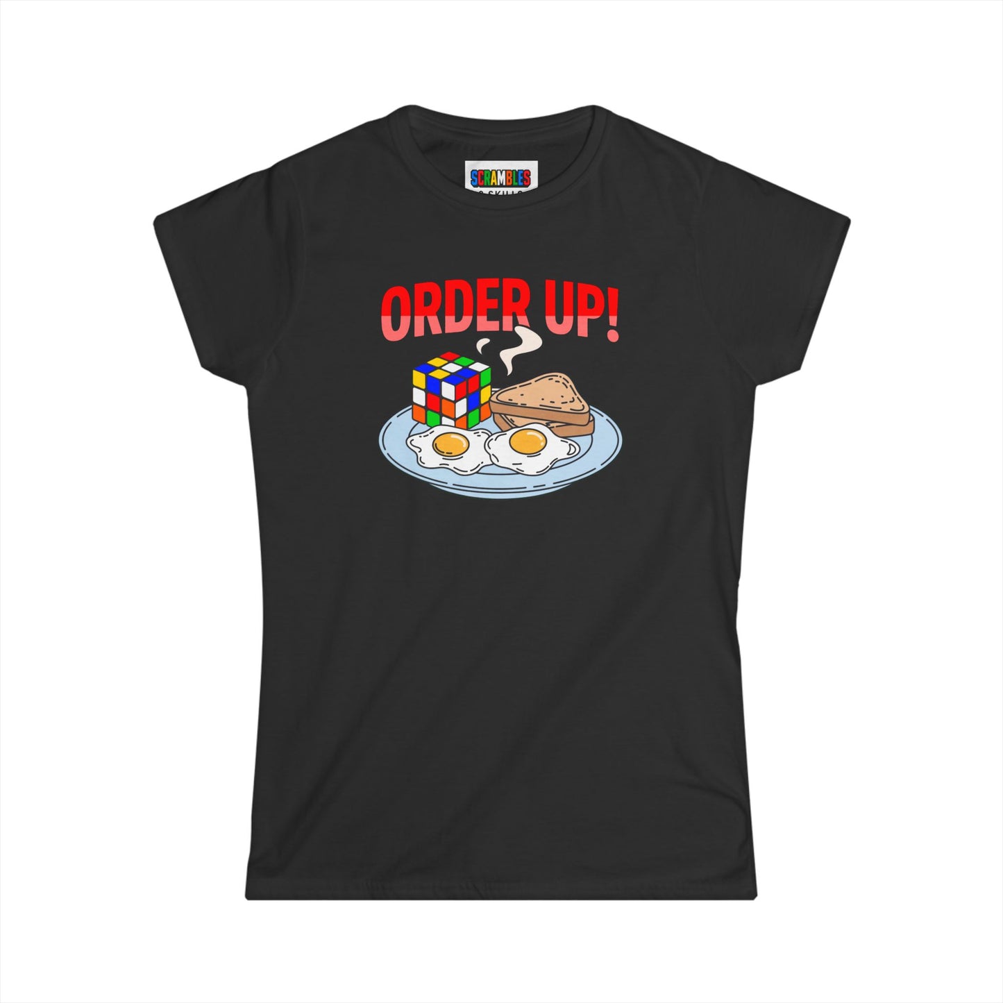 Rubiks' Cube Shirt - Order Up Women's Softstyle T-Shirt | Fun Cubing Tee