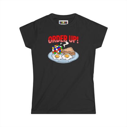 Rubiks' Cube Shirt - Order Up Women's Softstyle T-Shirt | Fun Cubing Tee