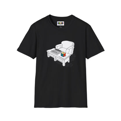 Chess and Checkered Unisex Graphic Softstyle T-Shirt