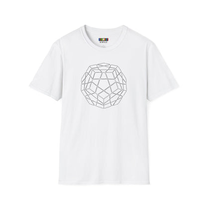Megaminx Doodle - Rubik's Cube Art Unisex Graphic Softstyle T-Shirt