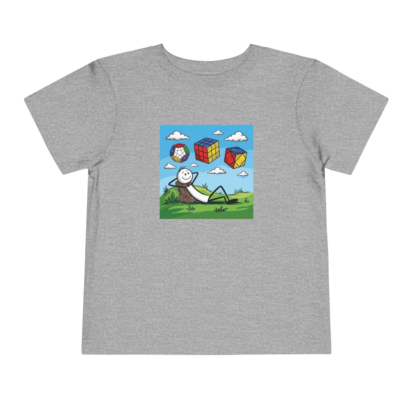 Daydream Solves - Rubik's Cube Art  Toddler Short Sleeve T-Shirt