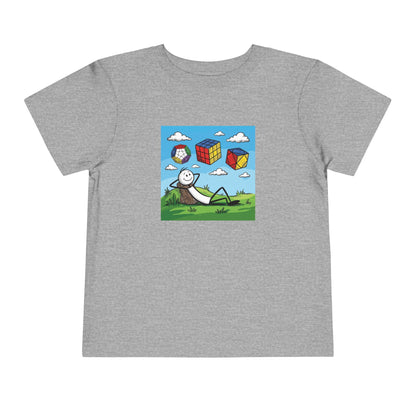 Daydream Solves - Rubik's Cube Art  Toddler Short Sleeve T-Shirt