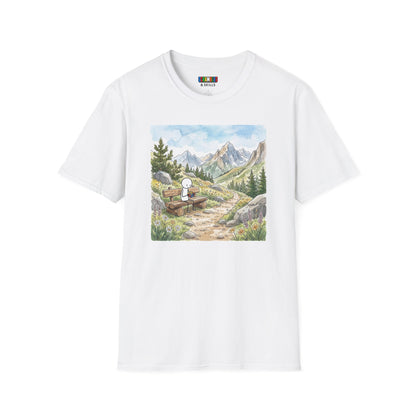 Mountain Watercolor Unisex Graphic Softstyle T-Shirt