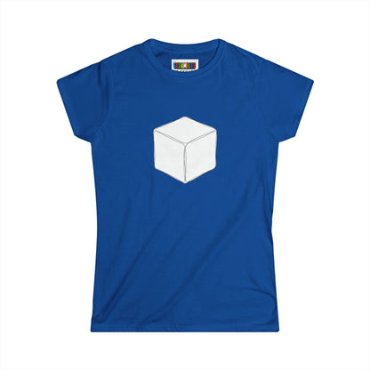 1x1 Doodle - Rubik's Cube Art  Women's Softstyle T-Shirt
