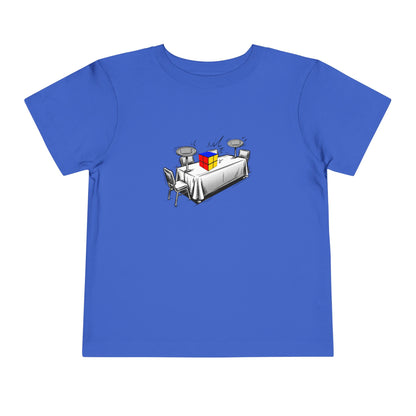 2x2 Comp Day - Rubik's Cube Art  Toddler Short Sleeve T-Shirt