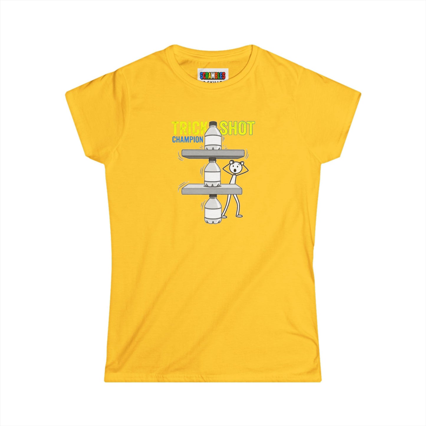 Trick shot Champion Women's Softstyle T-Shirt