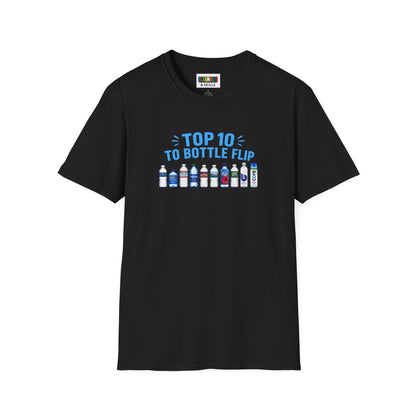 Top 10 to Bottle Flip  Unisex Graphic Softstyle T-Shirt