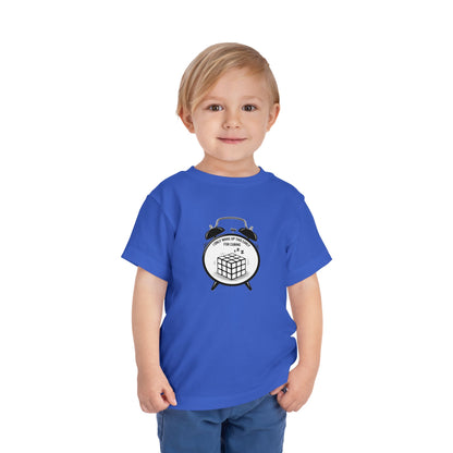 Wake Up  - Rubik's Cube Art Toddler Short Sleeve T-Shirt
