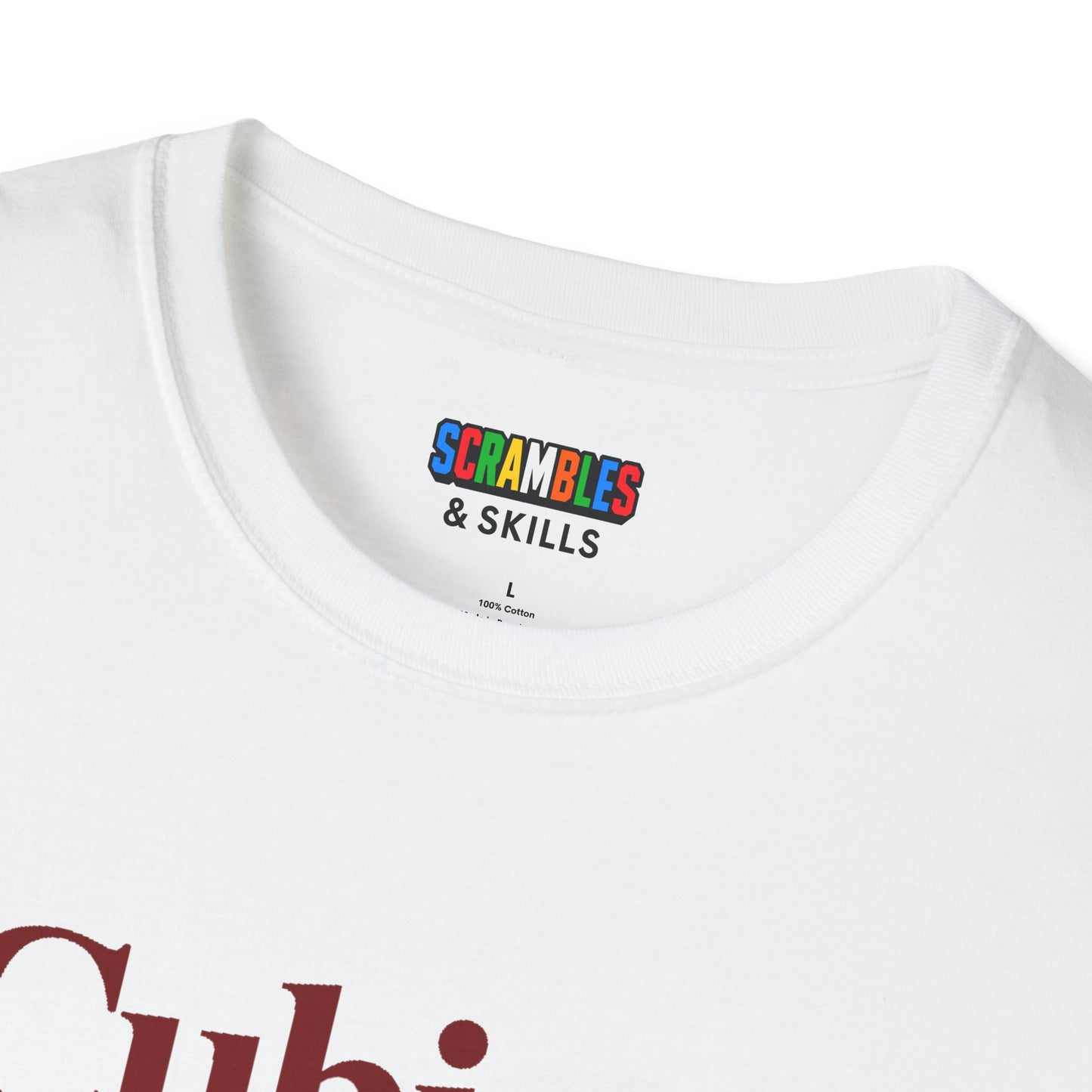 ⚡ Express - Coffee & Cubing Unisex Rubik's Cube Art Graphic Softstyle T-Shirt