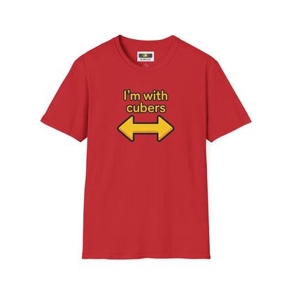 I'm With Cubers Unisex Graphic Softstyle T-Shirt