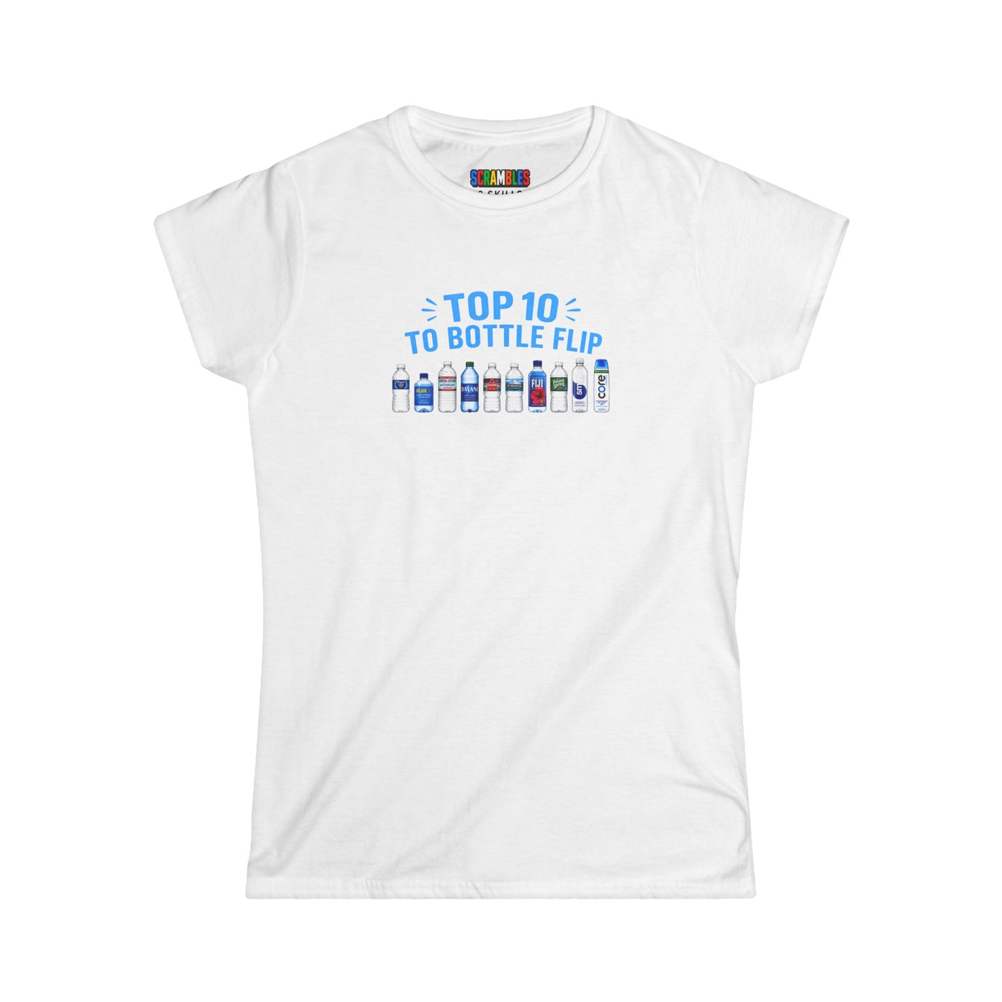 Top 10 to Bottle Flip  Women's Softstyle T-Shirt