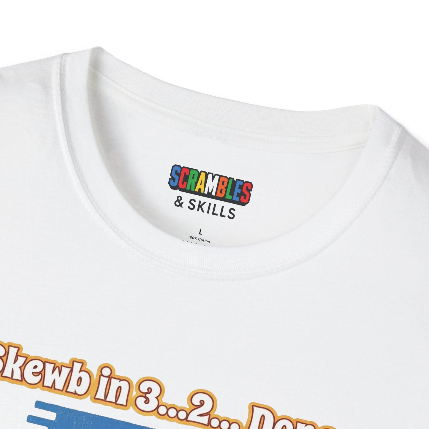 Skewb Done Rubiks Cube Art Unisex Graphic Softstyle T-Shirt