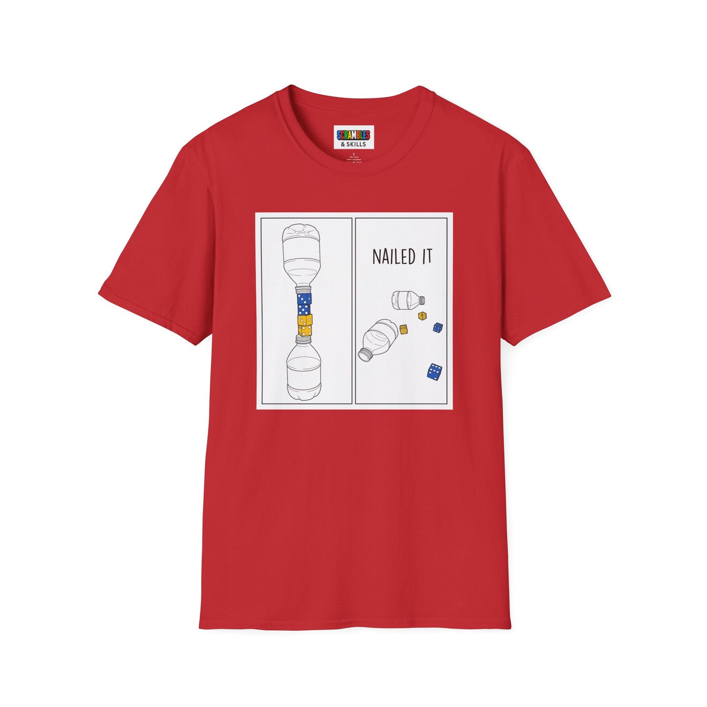 Nailed It Trick shot Unisex Graphic Softstyle T-Shirt