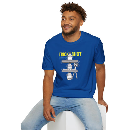 Trick shot Champion Unisex Graphic Softstyle T-Shirt