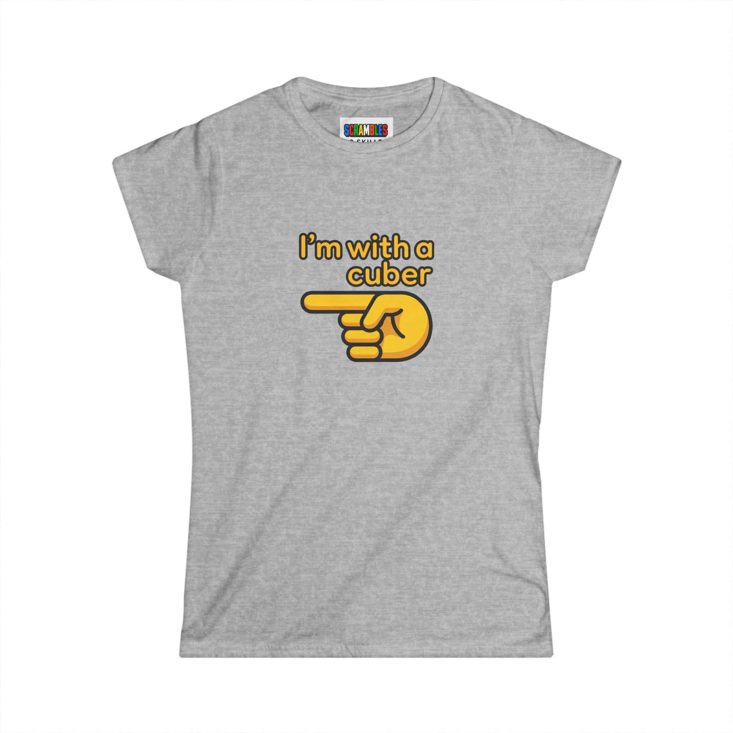 I'm With A Cuber Women's Softstyle T-Shirt