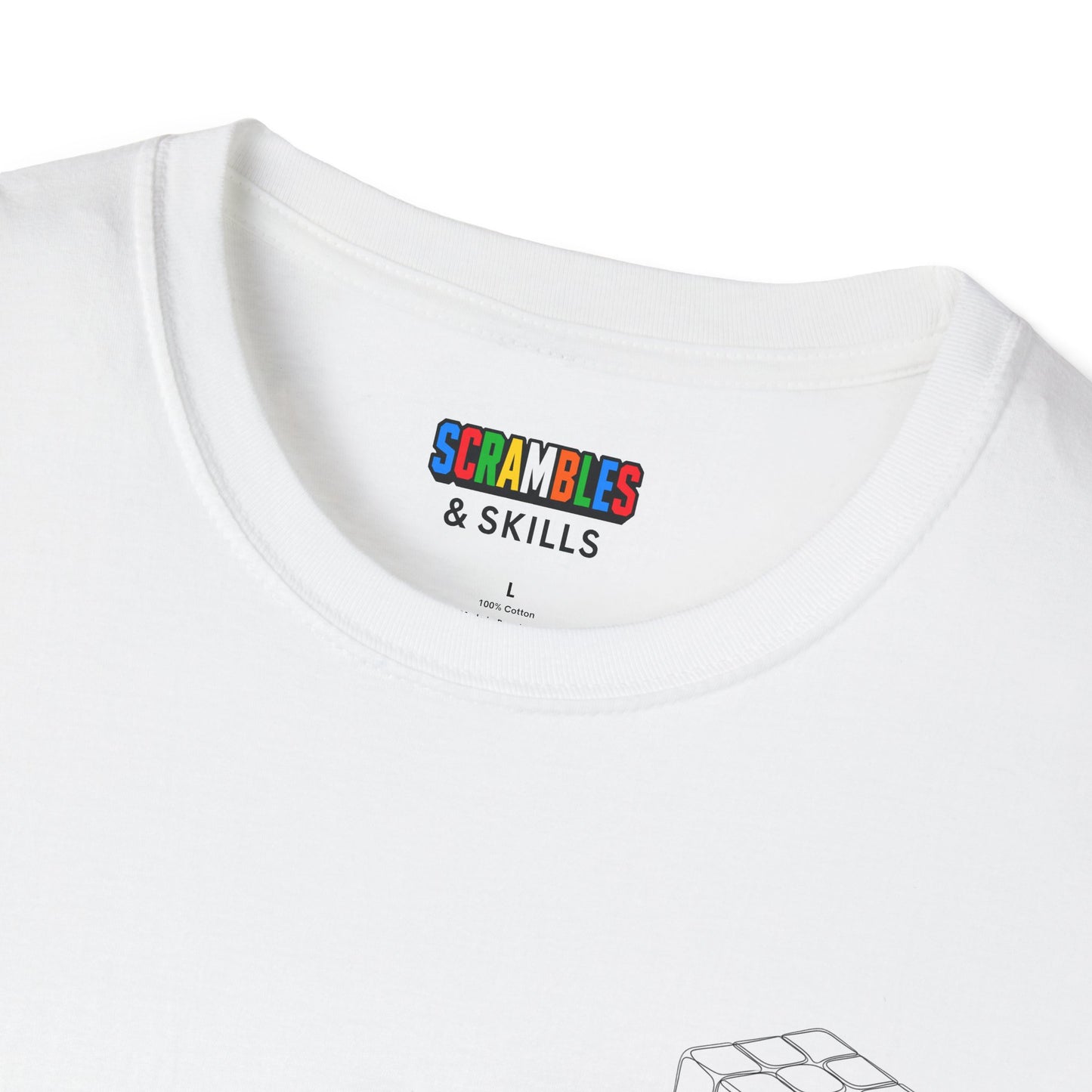 3x3 Doodle (Subtle) Unisex Graphic Softstyle T-Shirt