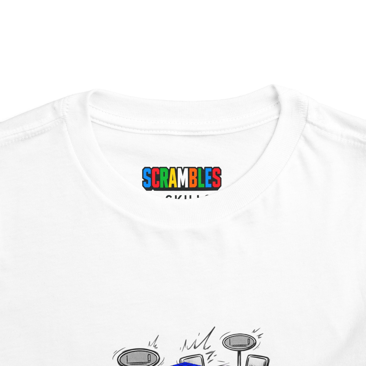 4x4 Comp Day - Rubik's Cube Art  Toddler Short Sleeve T-Shirt