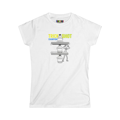 Trick shot Champion Women's Softstyle T-Shirt