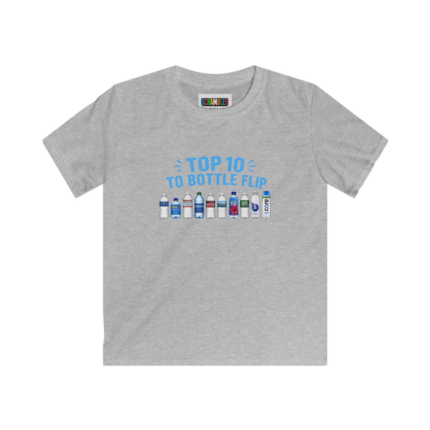 Top 10 to Bottle Flip Kids Softstyle Tee