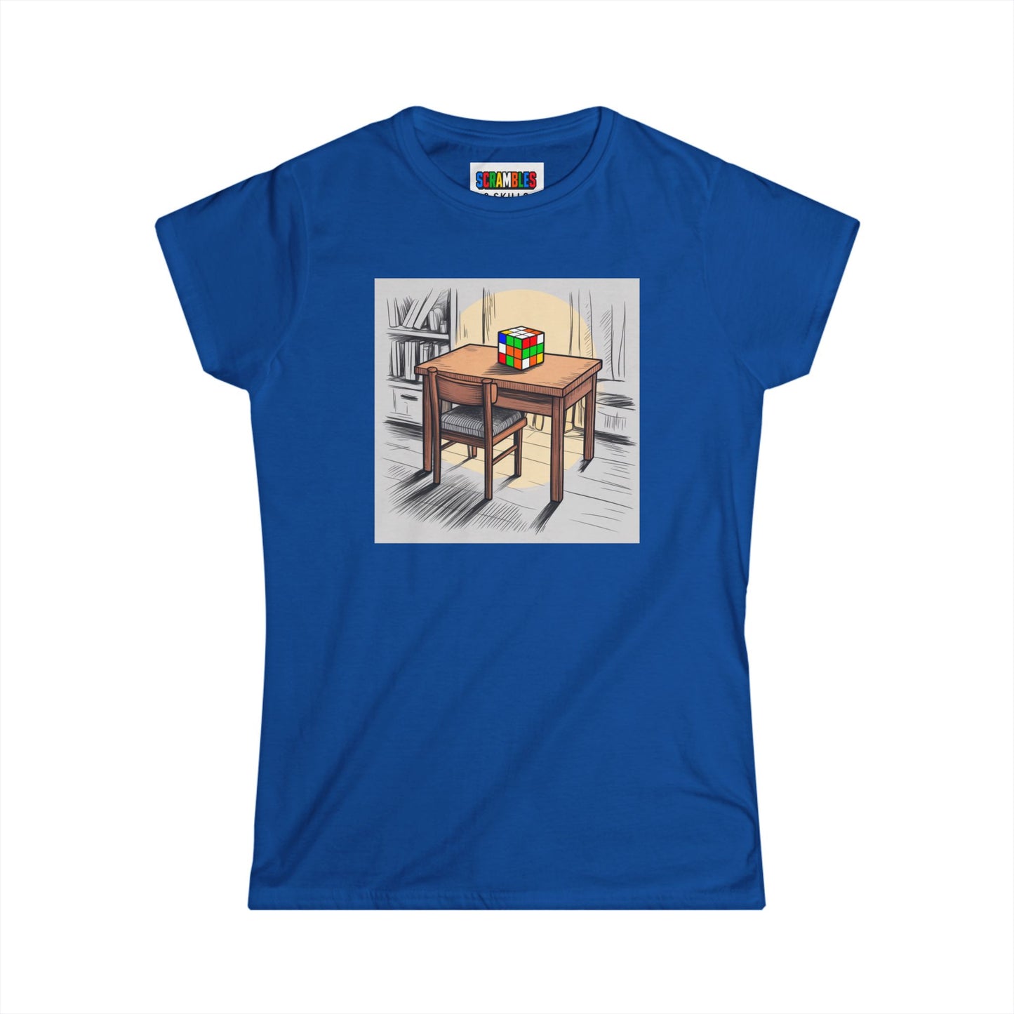 Late Night - Rubik's Cube Women's Softstyle T-Shirt