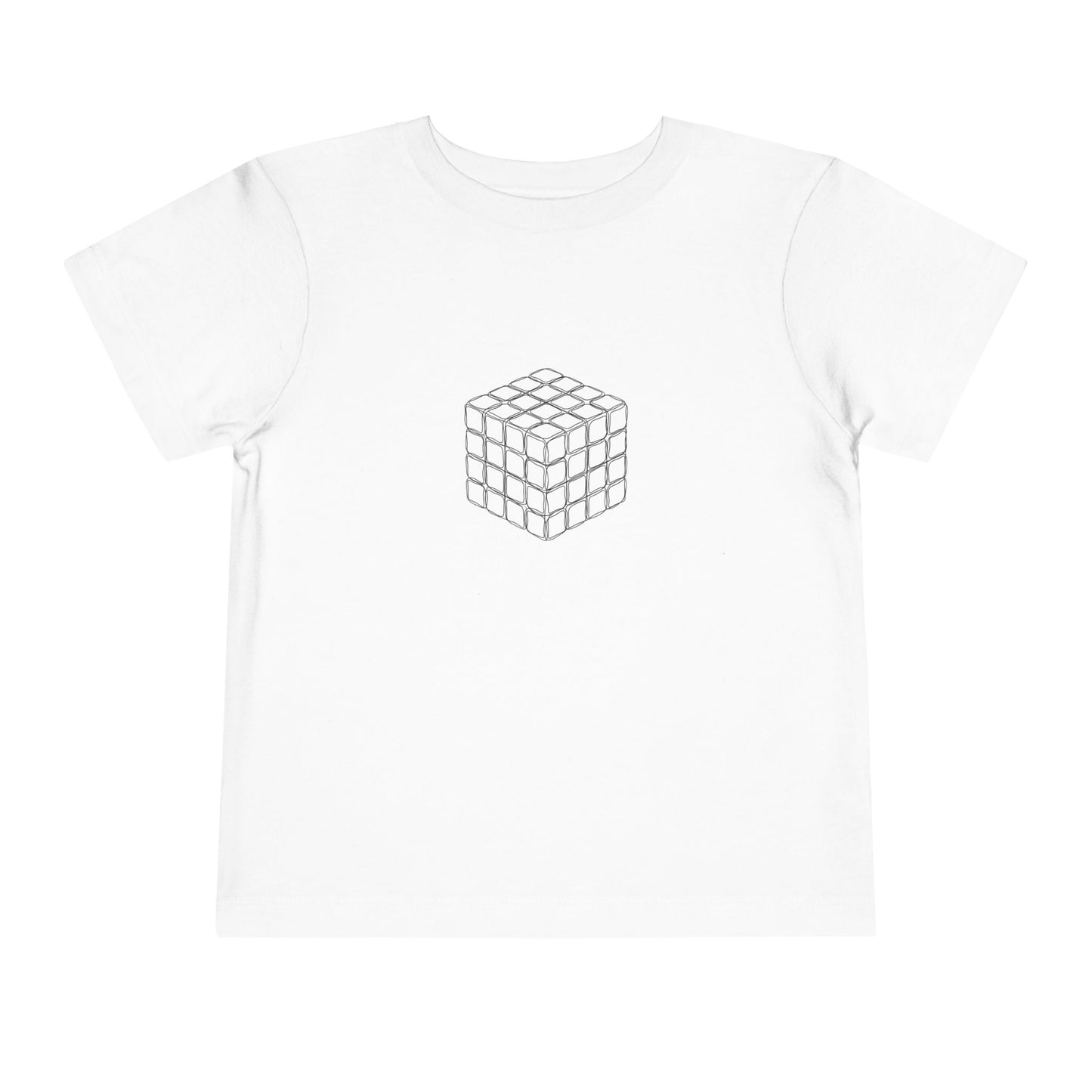 4x4 Doodle - Rubik's Cube Art  Toddler Short Sleeve T-Shirt