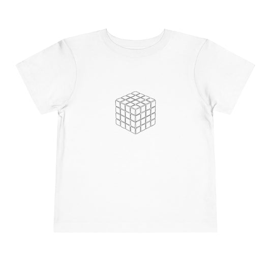 4x4 Doodle - Rubik's Cube Art  Toddler Short Sleeve T-Shirt