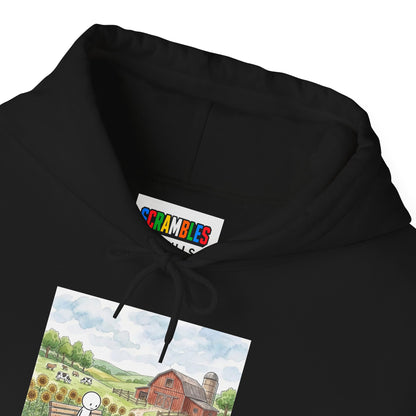 Farm Watercolor Unisex Heavy Blend™ Hooded Sweatshirt