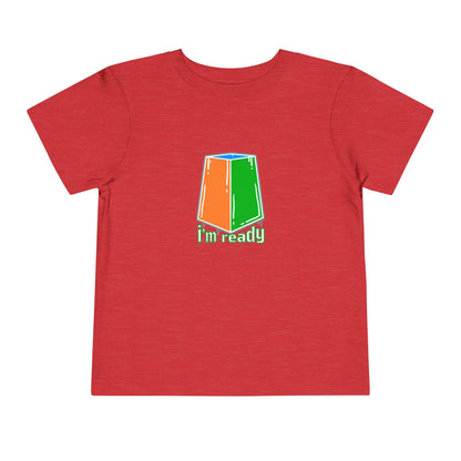 I'm Ready Rubiks Cube Art Toddler Short Sleeve T-Shirt