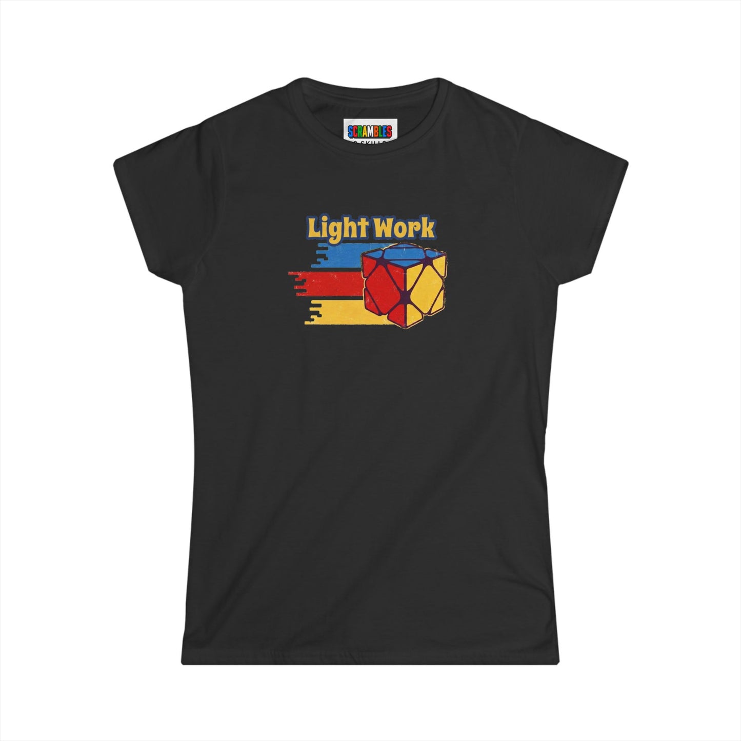 Skewb Light Work Rubiks Cube Art Women's Softstyle T-Shirt