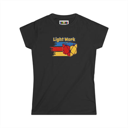 Skewb Light Work Rubiks Cube Art Women's Softstyle T-Shirt