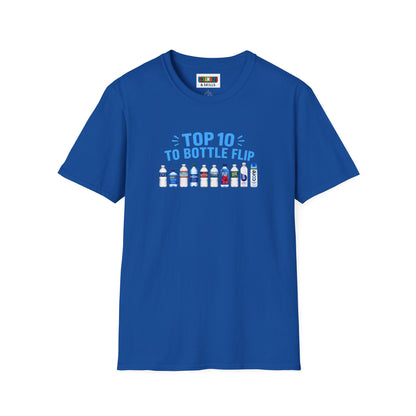 Top 10 to Bottle Flip  Unisex Graphic Softstyle T-Shirt