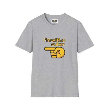 I'm With A Cuber Unisex Graphic Softstyle T-Shirt