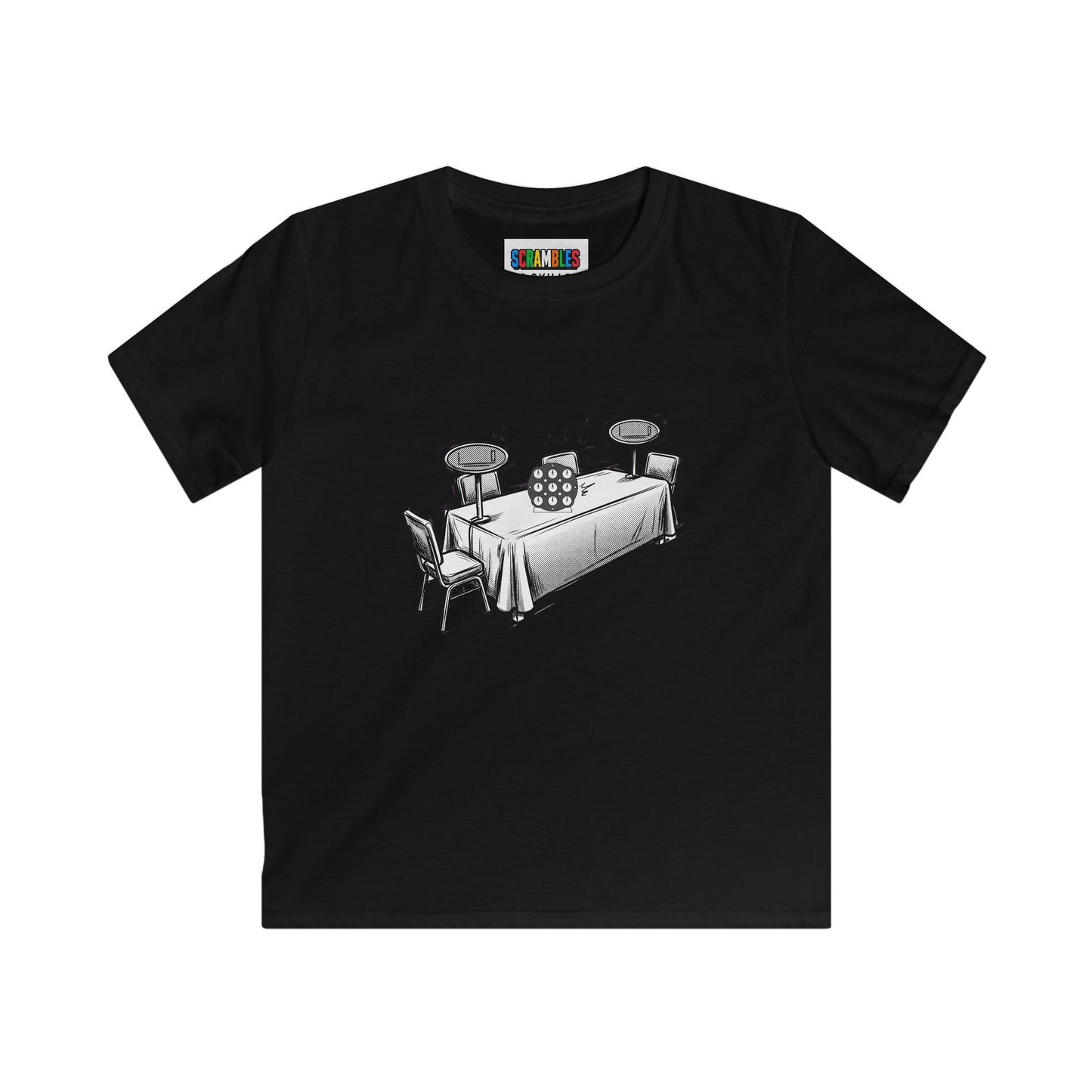 Clock Comp Day - Rubik's Cube Art  Kids Softstyle Tee