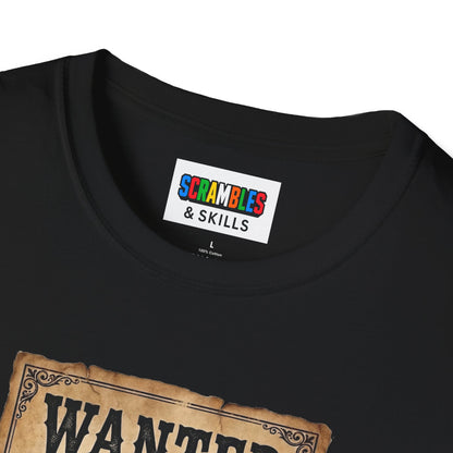 Dasani 10 Wanted Trick shot Unisex Graphic Softstyle T-Shirt