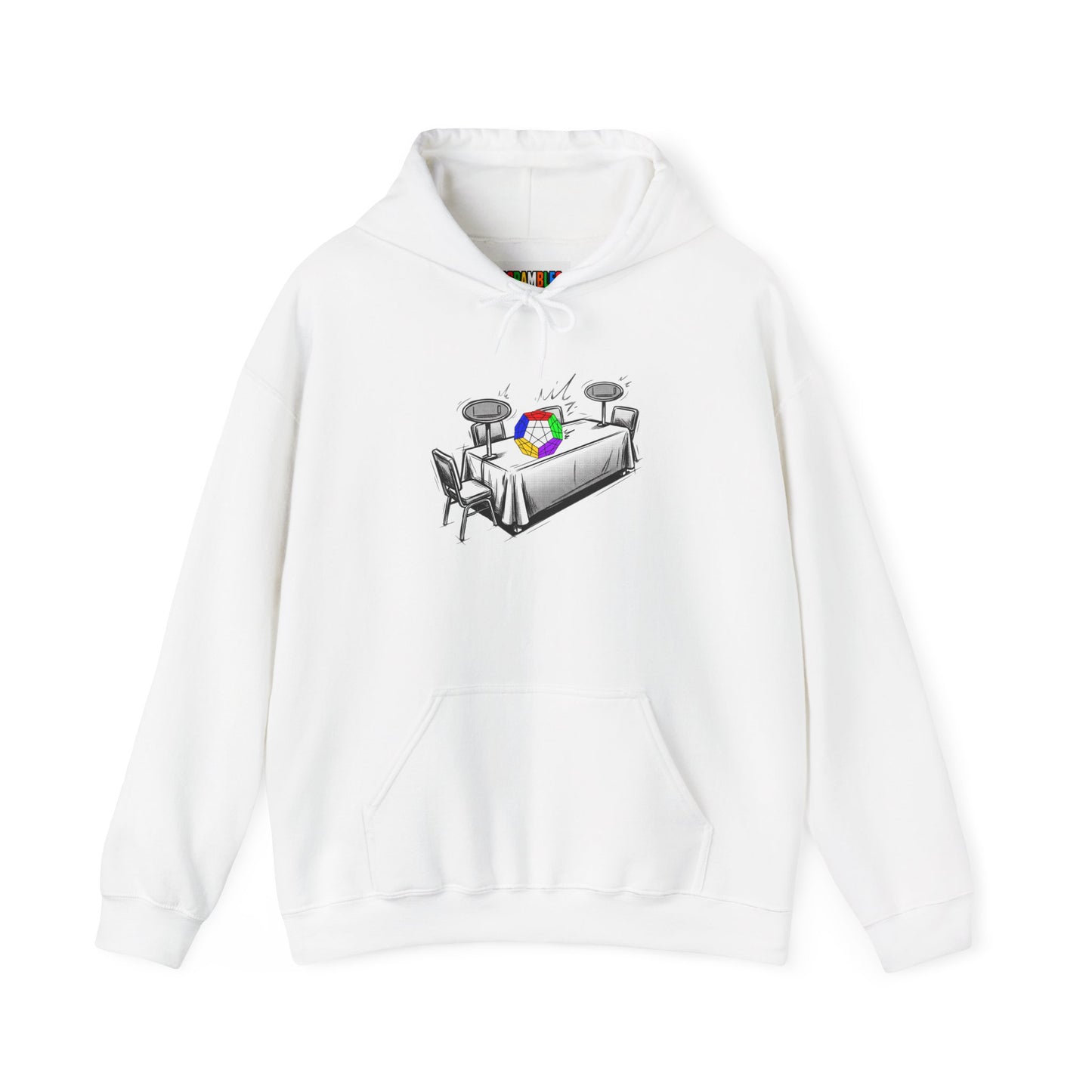Megaminx Comp Day - Rubik's Cube Art Unisex Heavy Blend™ Hooded Sweatshirt