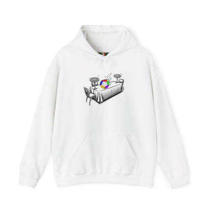 Megaminx Comp Day - Rubik's Cube Art Unisex Heavy Blend™ Hooded Sweatshirt