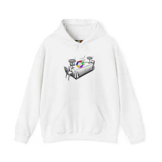Megaminx Comp Day - Rubik's Cube Art Unisex Heavy Blend™ Hooded Sweatshirt