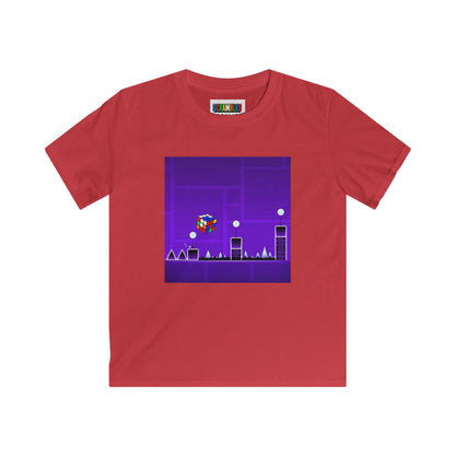 Cube Madness - Rubik's Cube Art  Kids Softstyle Tee